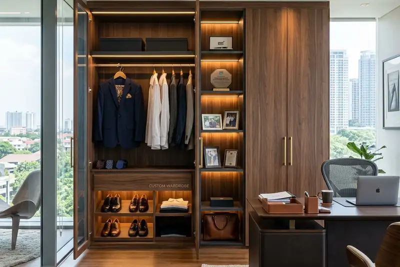 Estimasi Harga Pembuatan Wardrobe Kantor Executive Tangerang Selatan